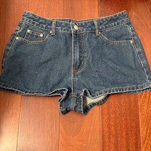 SHEIN Dark Blue Denim Jeans Shorts